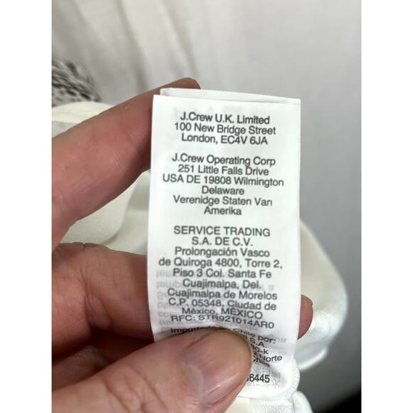 NWT J. Crew women's snake print smocked dress, size XXS - Picture 7 of 15